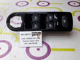 Comando de Vidros Frt / Esq  Renault  Captur   Cv de 2015 - Ref OEM : 254118722R